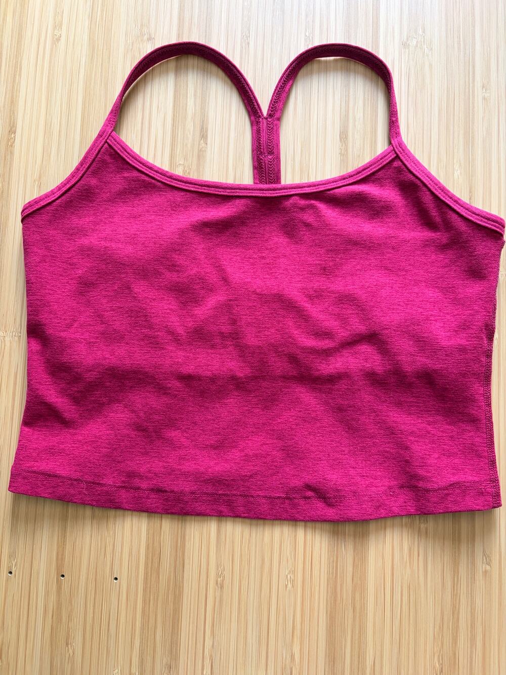 Beyond Yoga Spacedye Slim Racerback Crop Tank Berry M